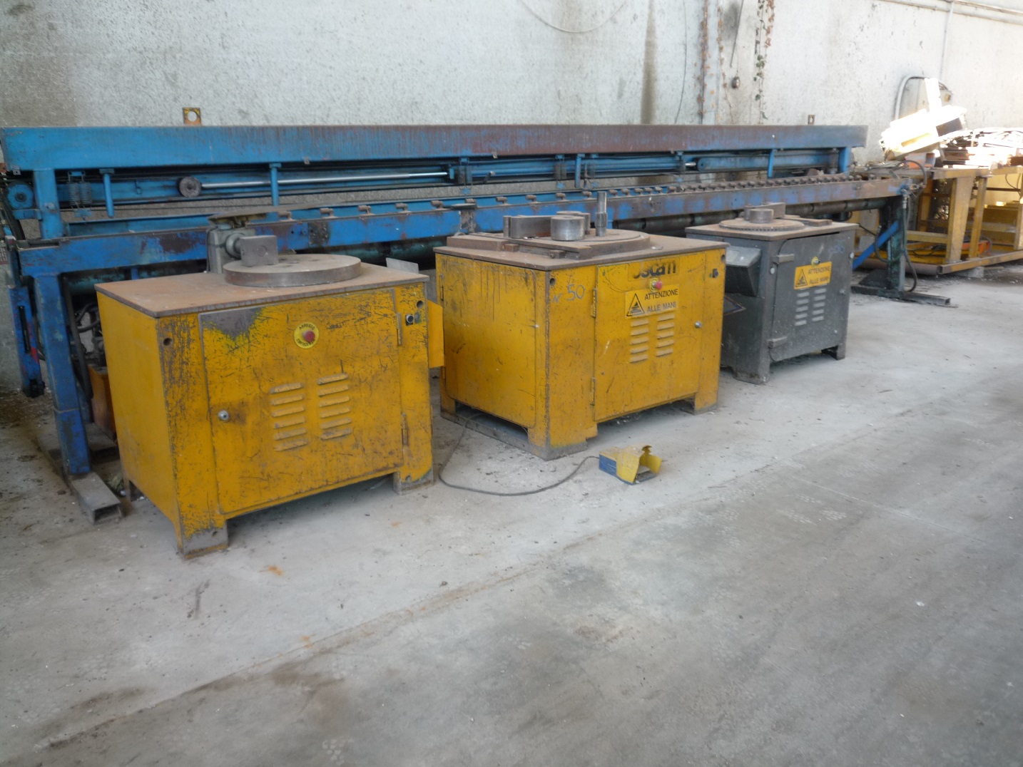 OSCAM ROD BENDING MACHINES WHIT TABLE